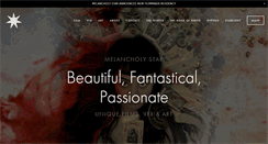 Desktop Screenshot of melancholystar.com